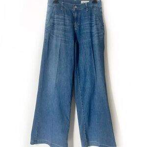 AG Stella Low Slung Palazzo Wide Leg Jeans
Sz 25
